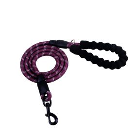 Leash Rope For Training, Reflective For Small Medium Large Dogs (Color: Purple)