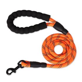 Leash Rope For Training, Reflective For Small Medium Large Dogs (Color: Orange)