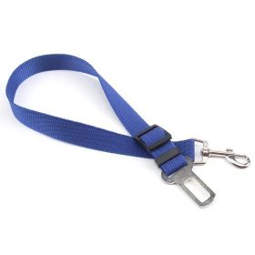 Safety Belt, Retractable For Car (Color: Blue)