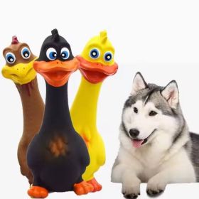 Interactive, 3 pcs. Latex Squeaky Screaming Chicken Eco Friendly Chew Toy (Option: 3pack)